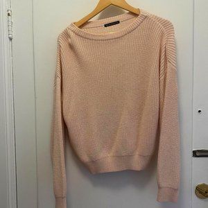 Brandy Melville Pink Knit Sweater